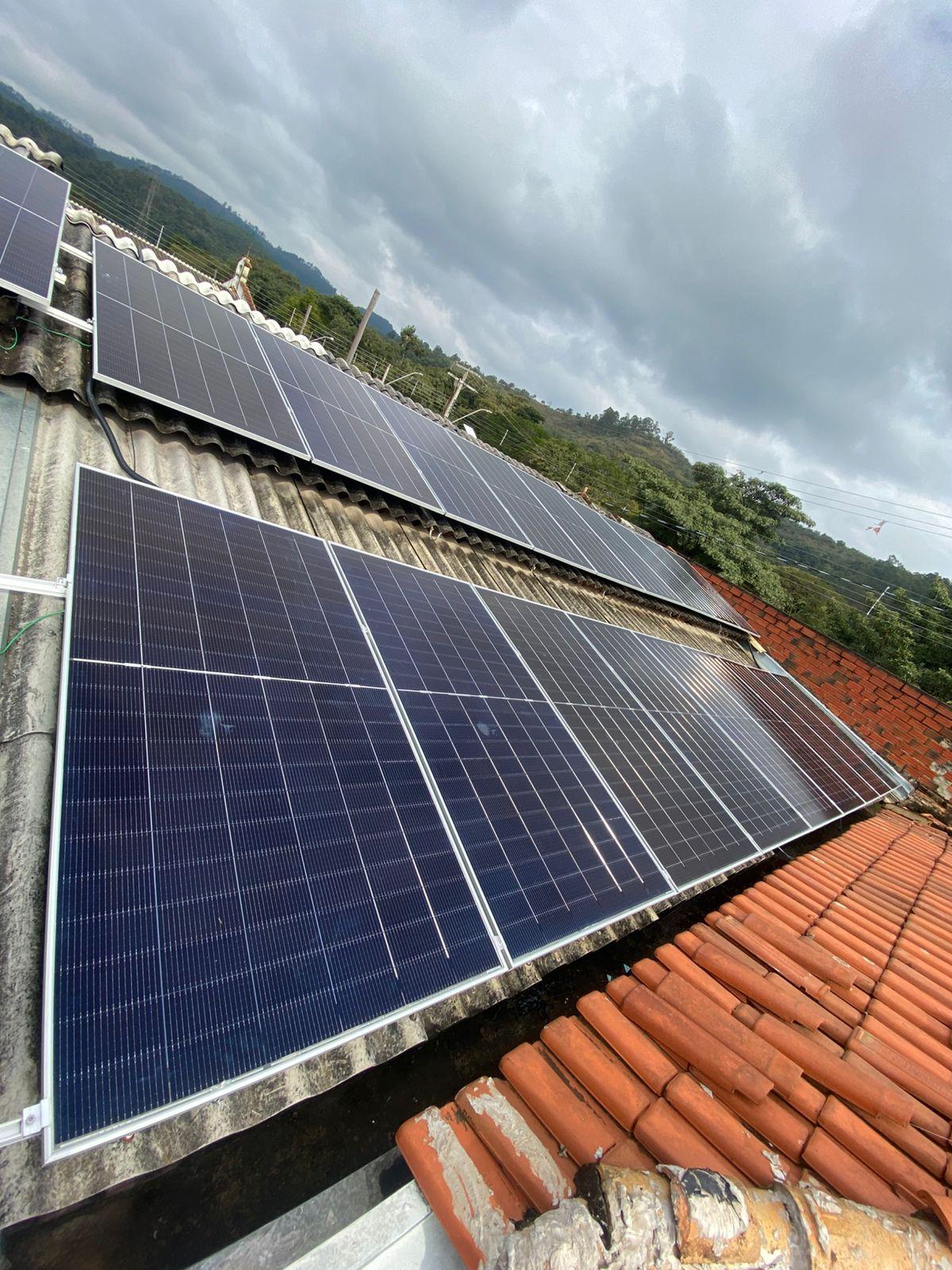 Projeto de energia solar fotovoltaica entregue por VR Soluções Energéticas